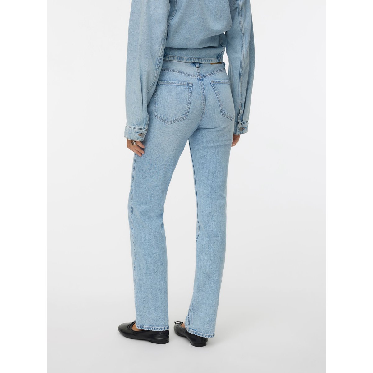 Jean Coupe Droite light blue denim, VERO MODA