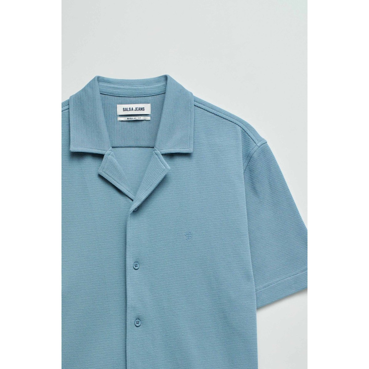 CHEMISE TEXTURÉE bleu, SALSA JEANS