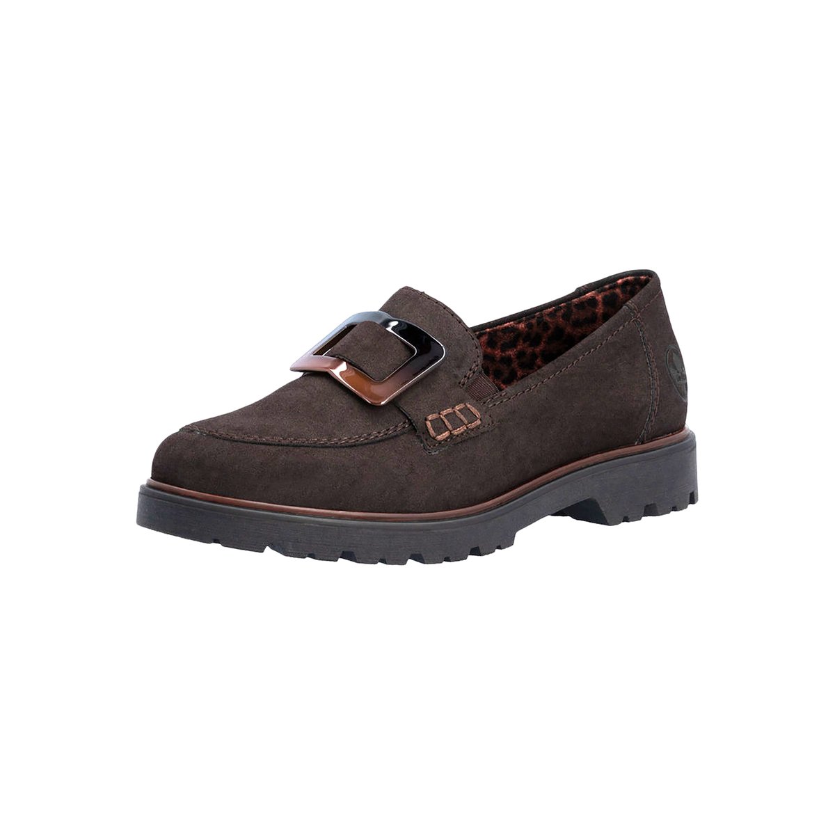 Mocassin Cuir marron, RIEKER