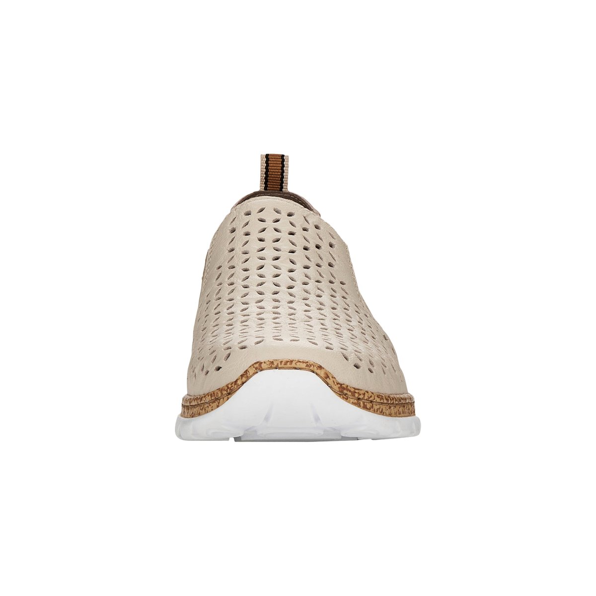 Basket Basse Cuir Massa beige, RIEKER