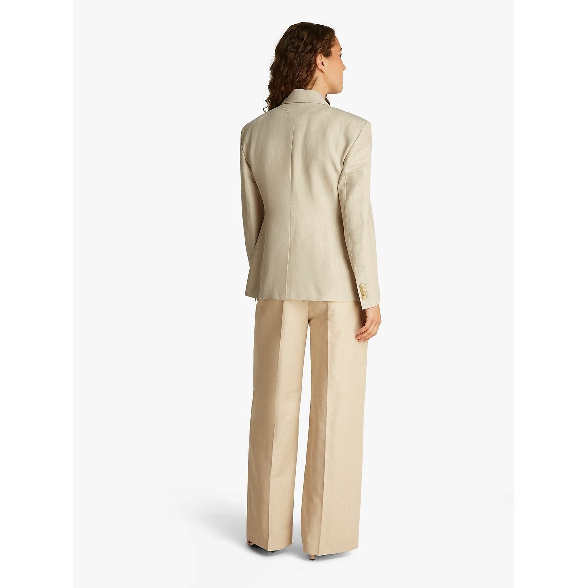 Veste croisée blazer beige, TOMMY HILFIGER