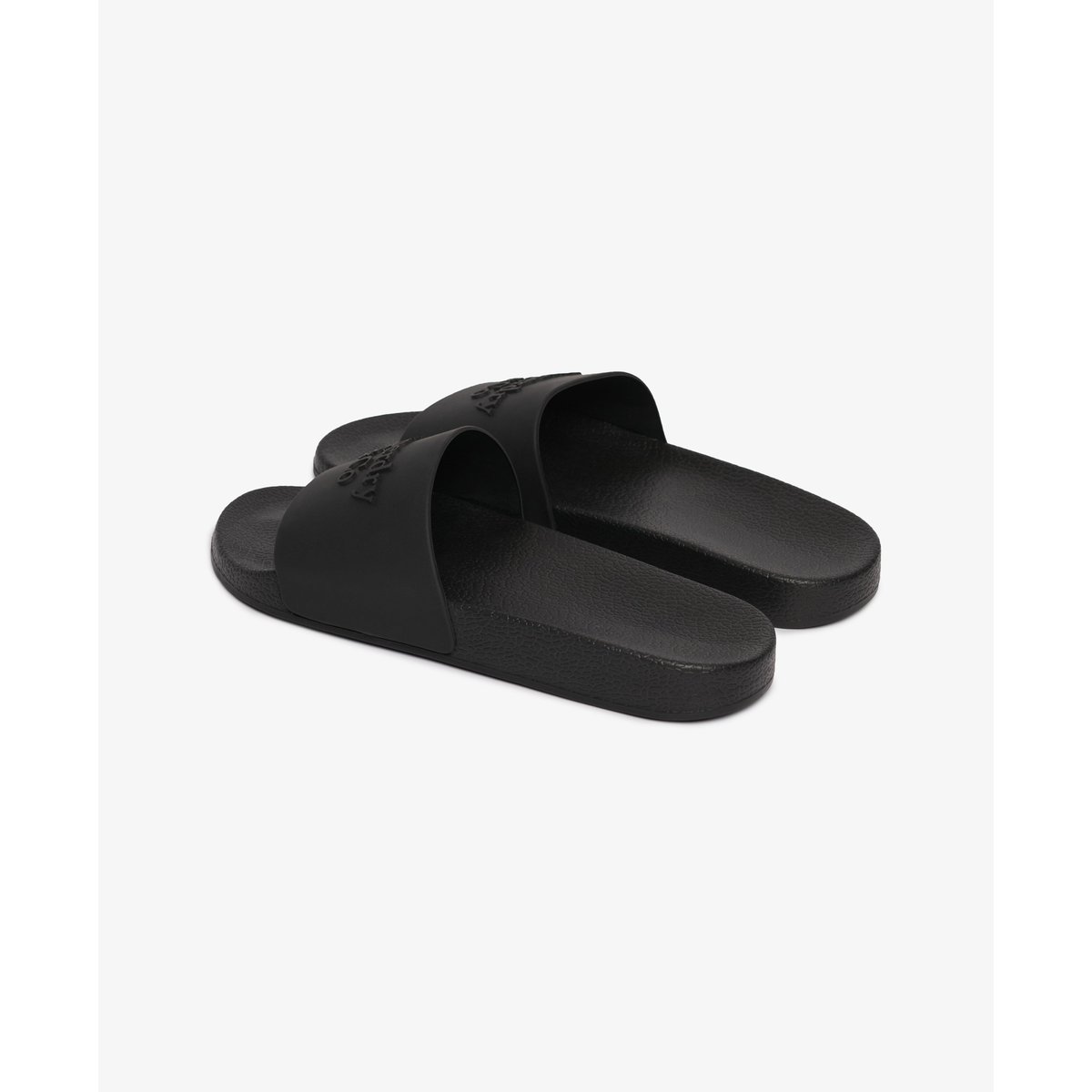 Claquettes Company Logo Semelle Haute noir/noir, SUPERDRY