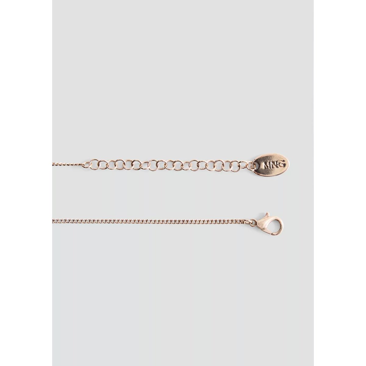 Collier double fleur or, MANGO