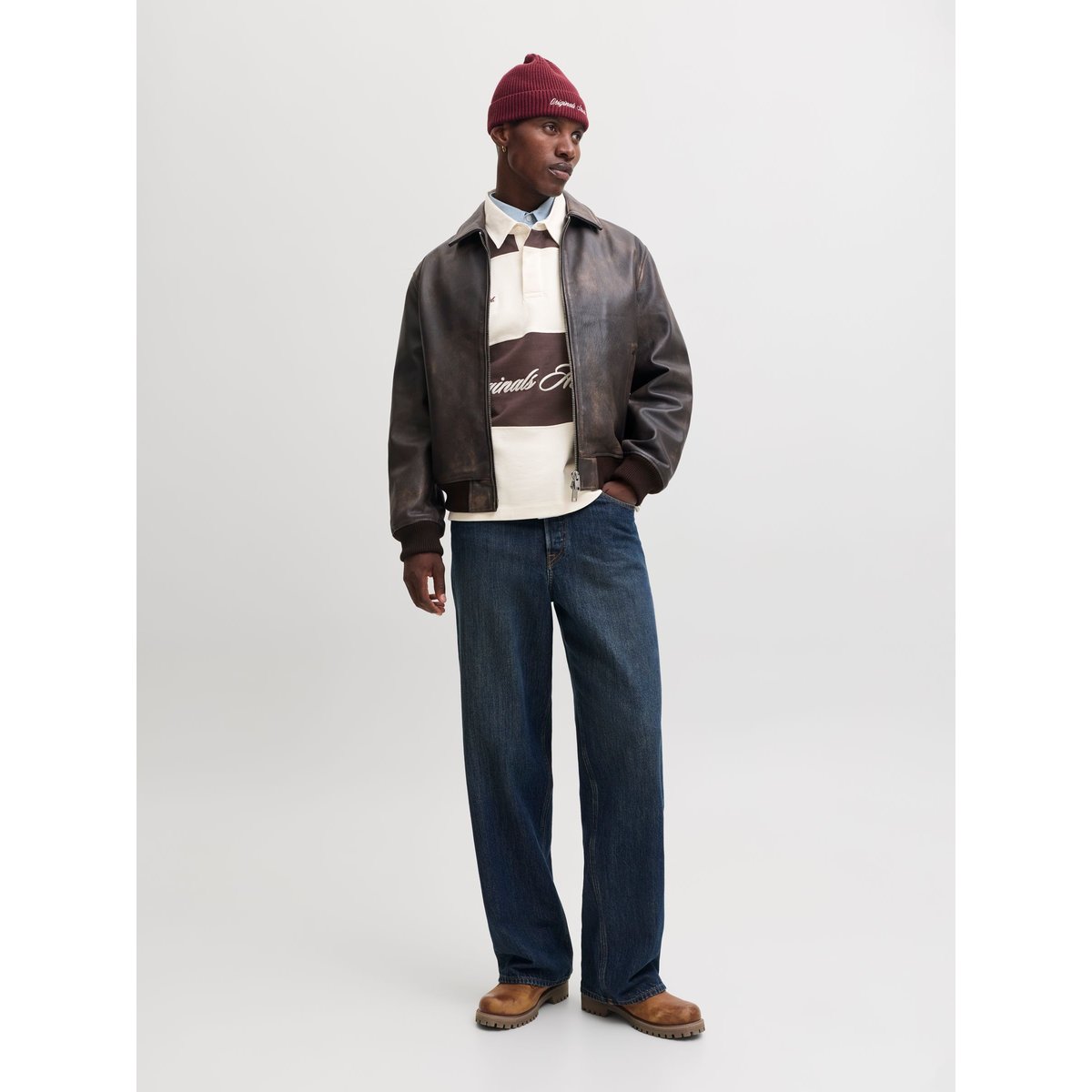 Sweat-Shirt marron - java 1, JACK & JONES