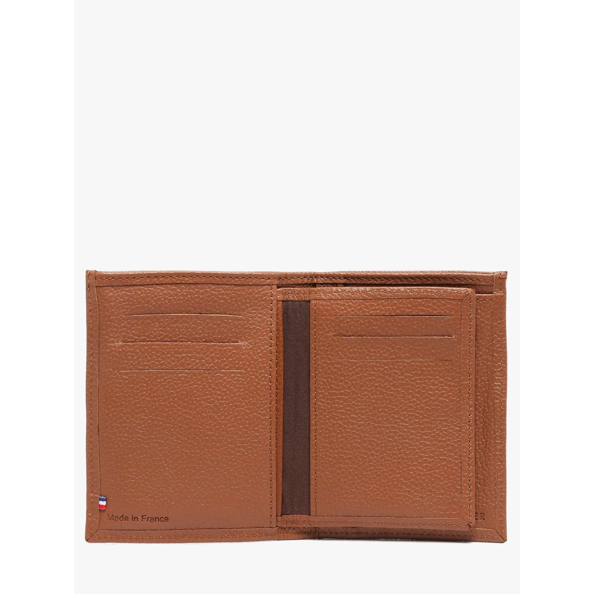 Portefeuille Madras cuir camel, ETRIER