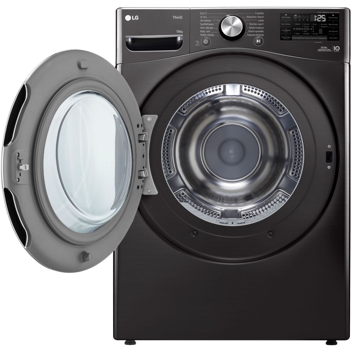 Sèche linge pompe à chaleur RH8P12BS couleur unique, LG