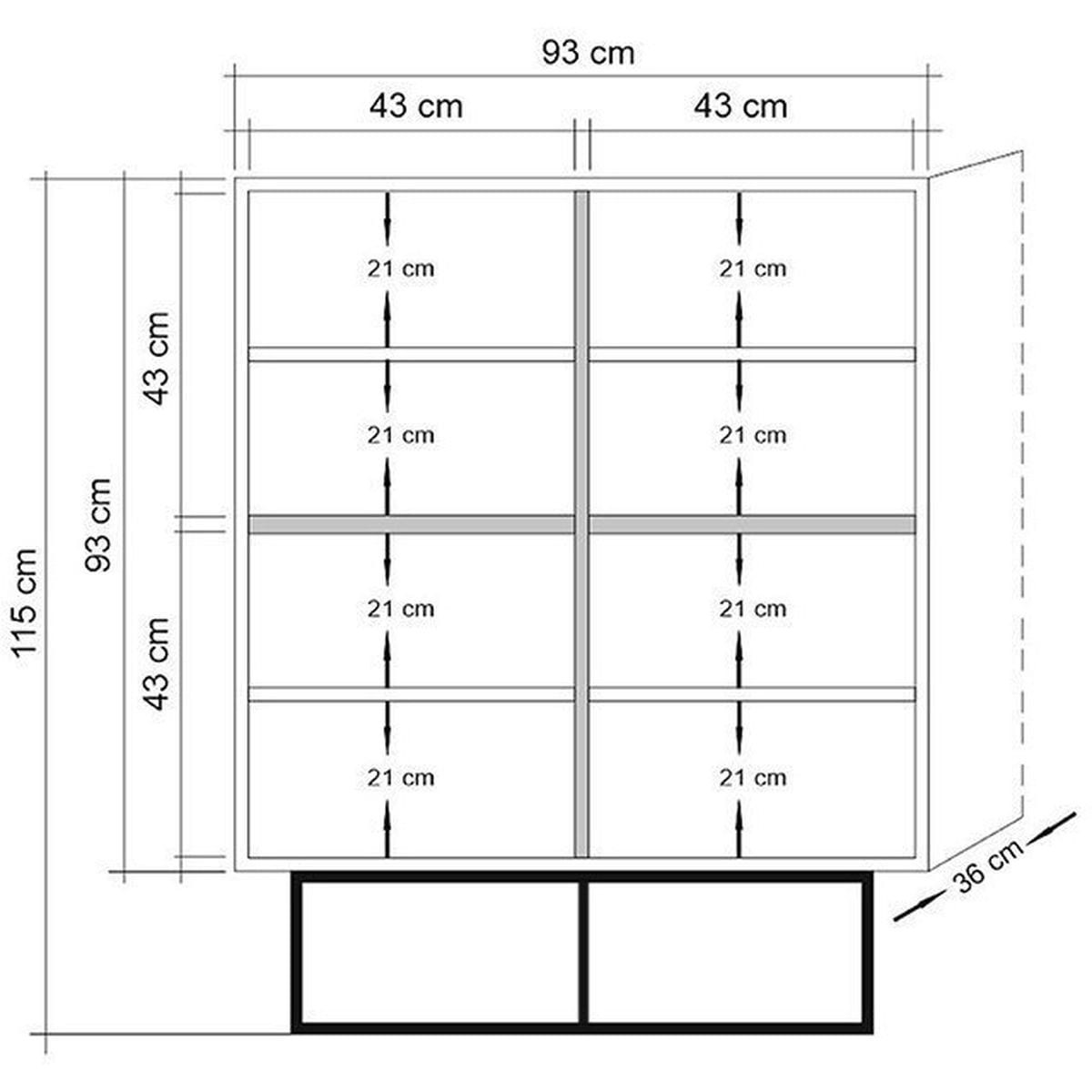 Buffet 4 portes - LERIS bois, HOMIFAB