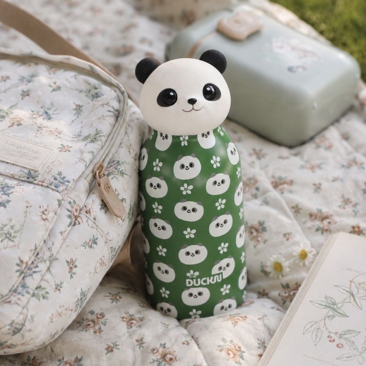 Gourde isotherme panda, Zimo vert, ARTIME
