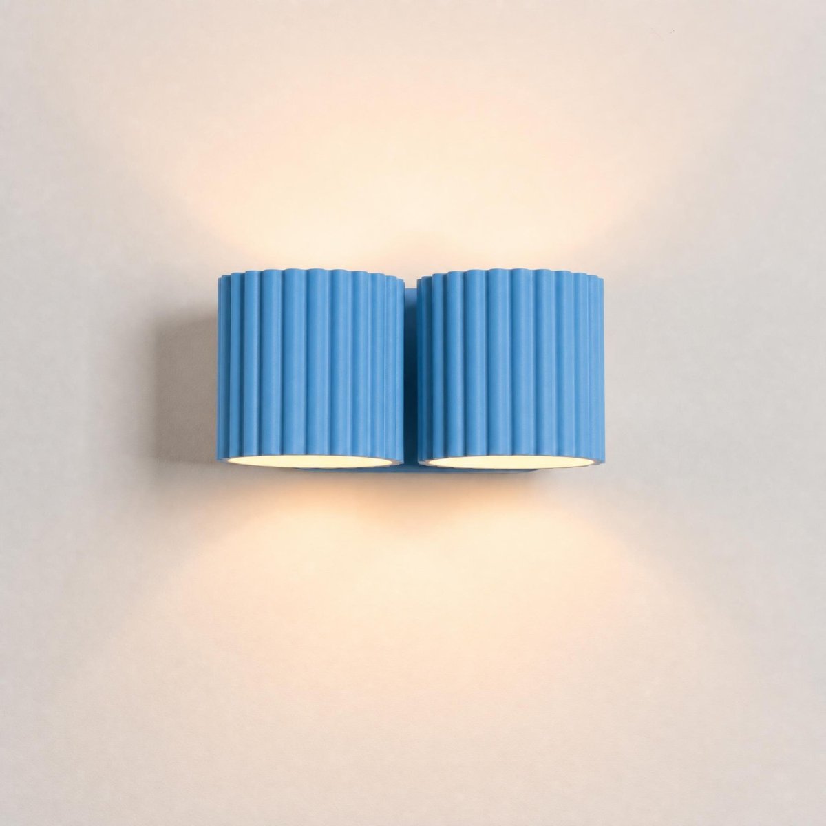 Applique murale Aluminium Bleu G9 2 Aura bleu, EDEN