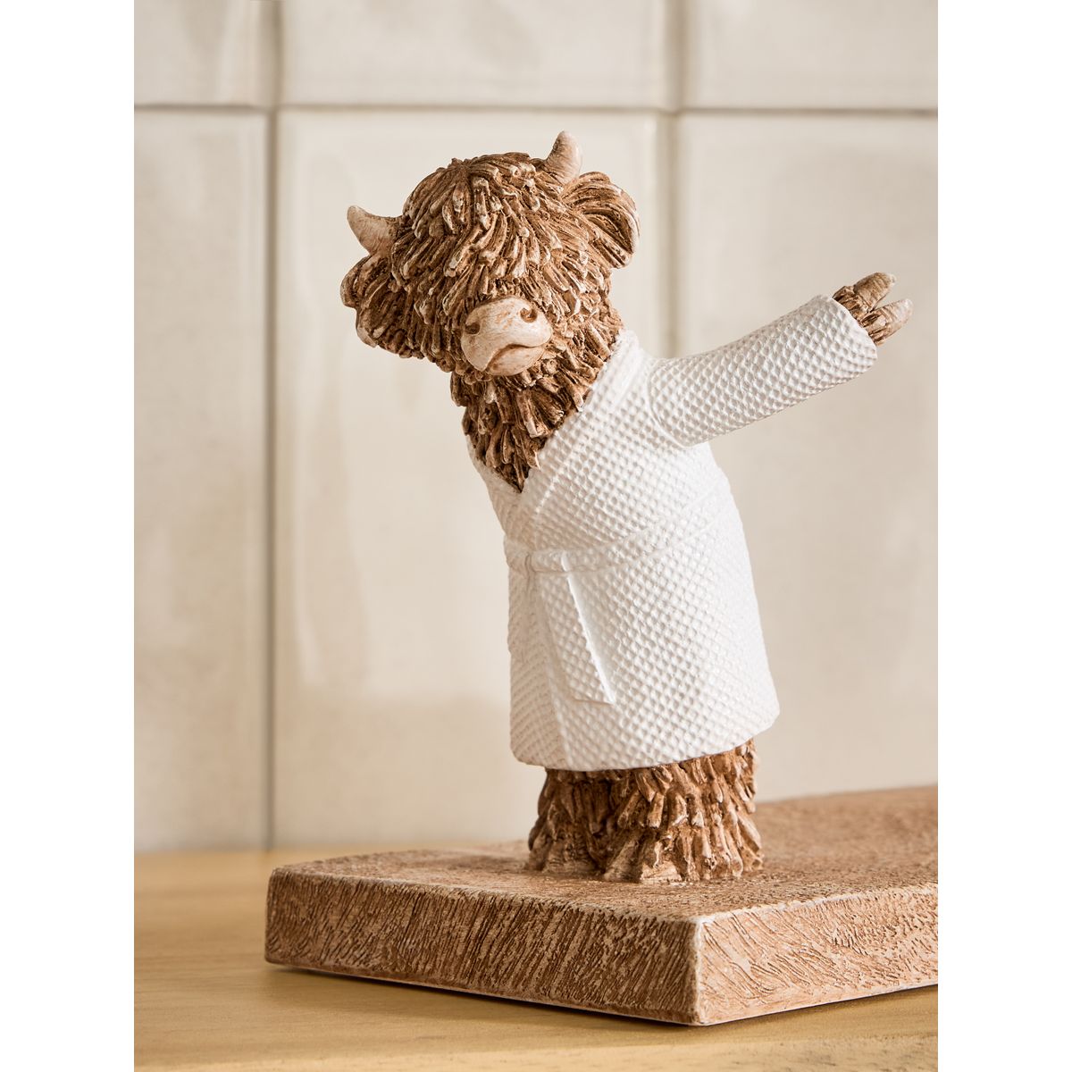 Porte-rouleau de papier toilette hamish naturel, NEXT