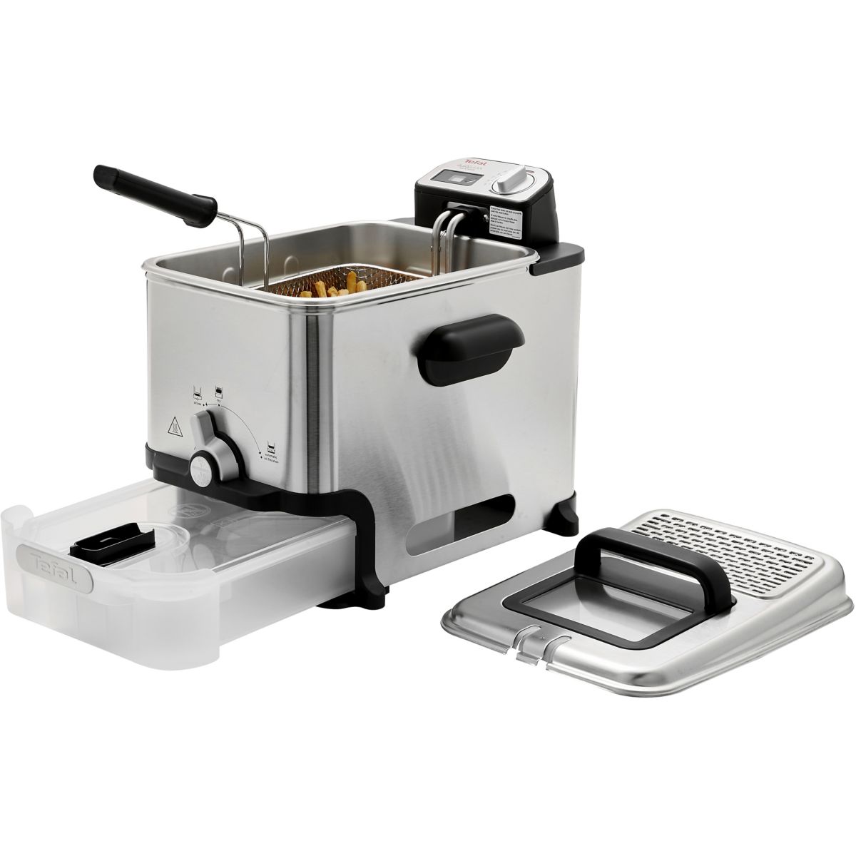 Friteuse semi-professionnelle FR804110 oleoclean pro couleur unique, TEFAL