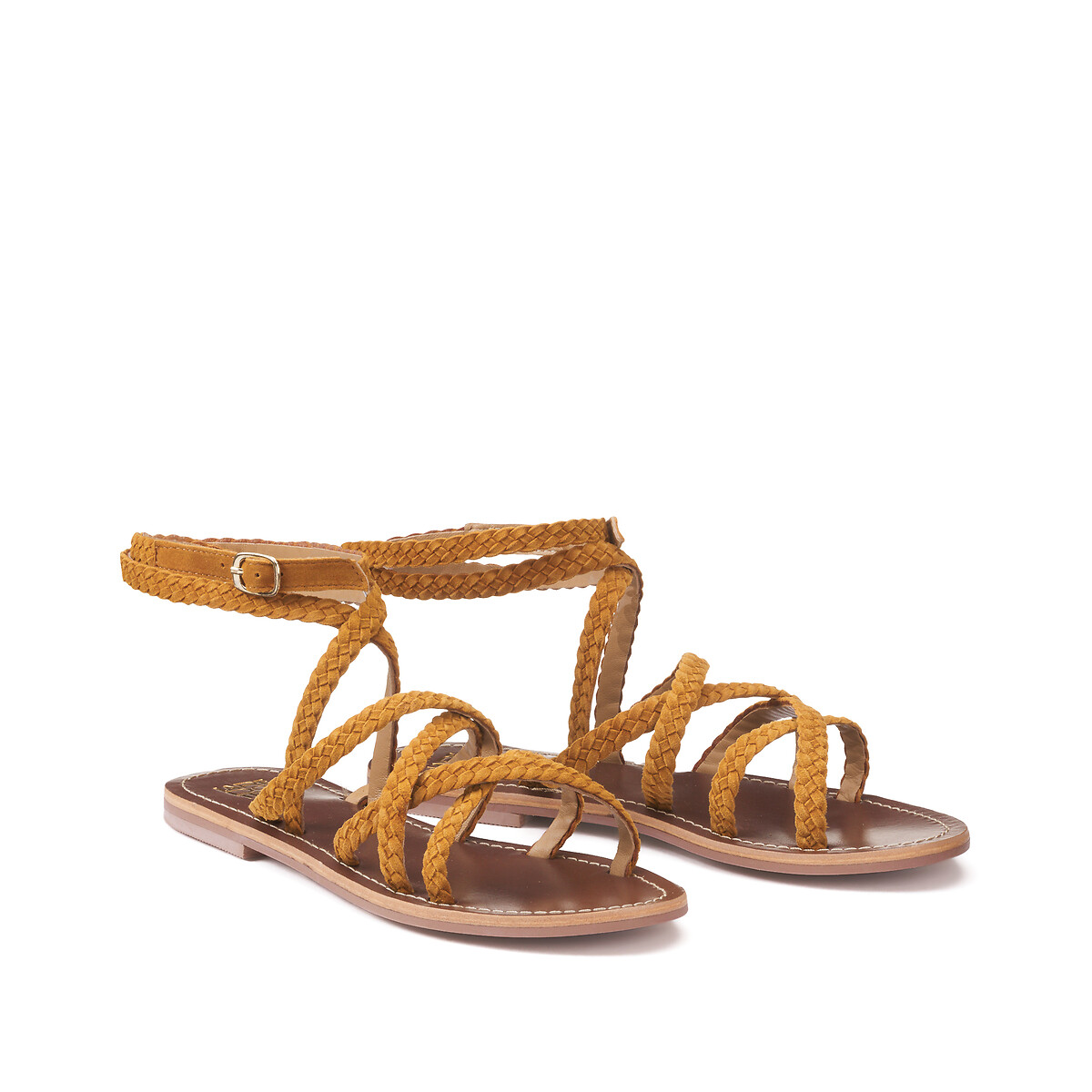 Sandalen leder cognac Tamaris La Redoute
