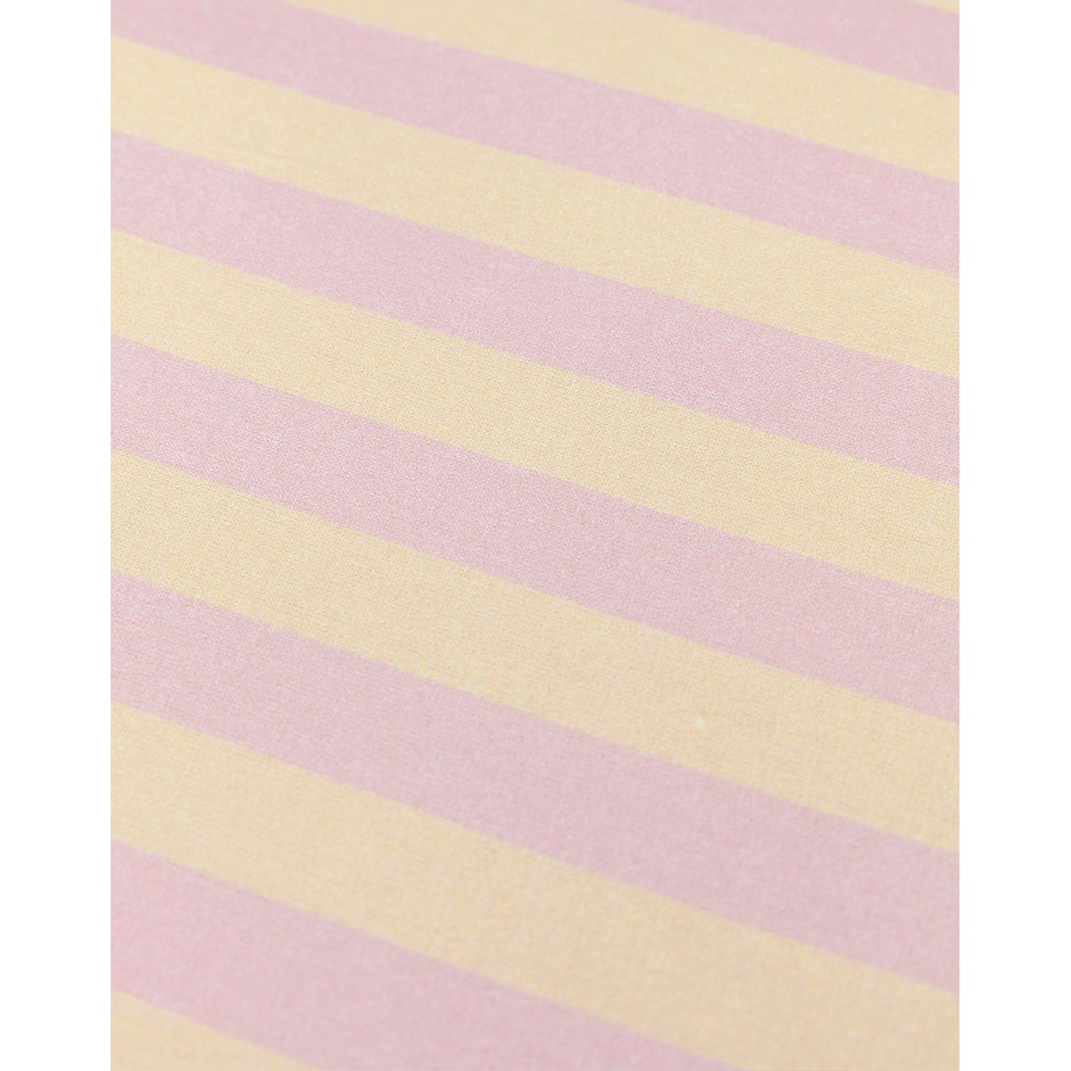 Housse de couette lit individuel Sheldon rayures roses, NOBODINOZ