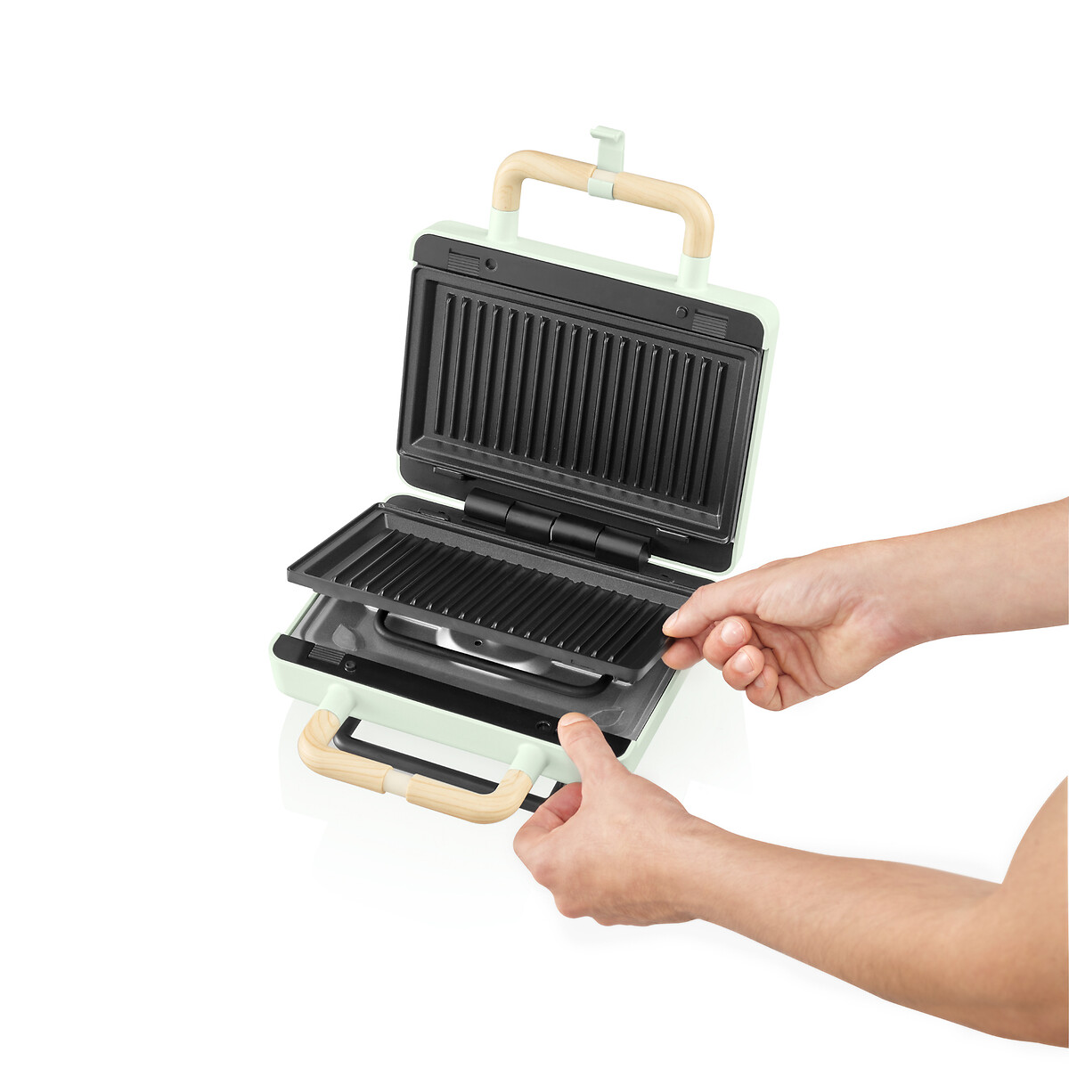Sanduicheira grill Colors Collection, FLAMA verde-menta, FLAMA