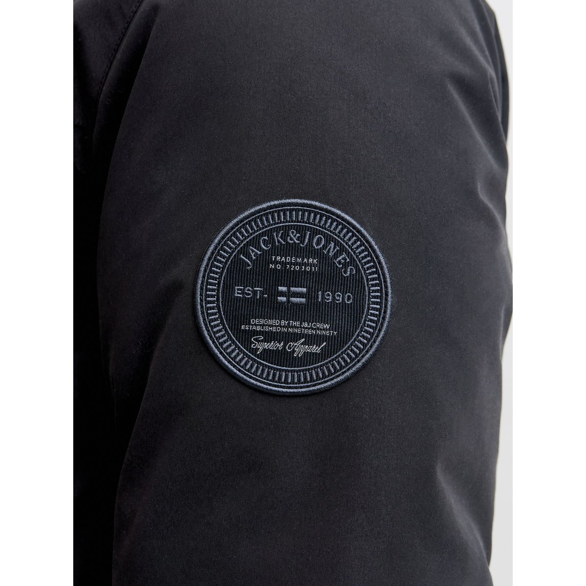 Parka black 1, JACK & JONES