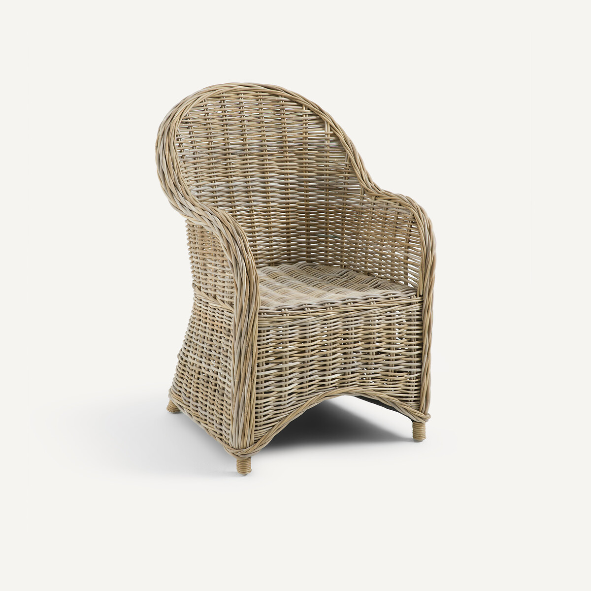 Fauteuil de jardin en fibres tressées, ELMER naturel, AM.PM