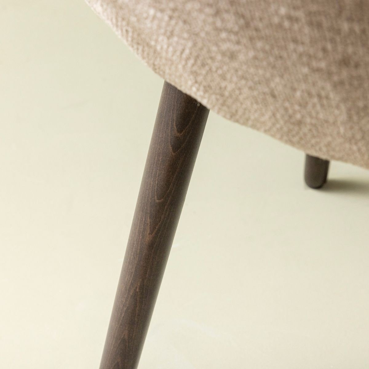 Lot de 2 fauteuils bridge en tissu L51 cm - ERNEST taupe, SIGNATURE
