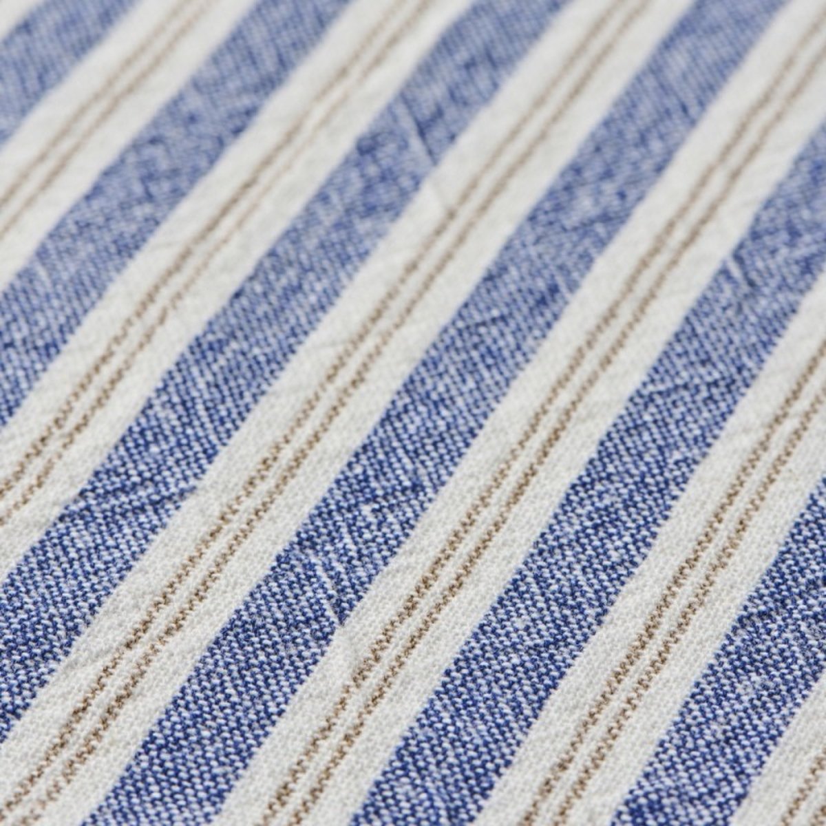 Housse de coussin coton rayures bleu, IB LAURSEN