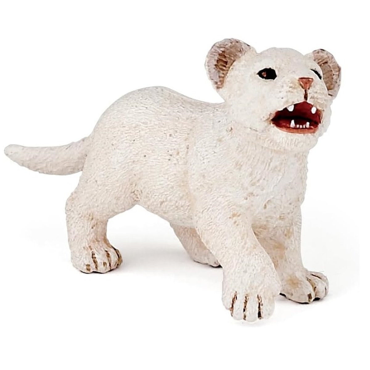 Figurine lionceau blanc blanc, PAPO