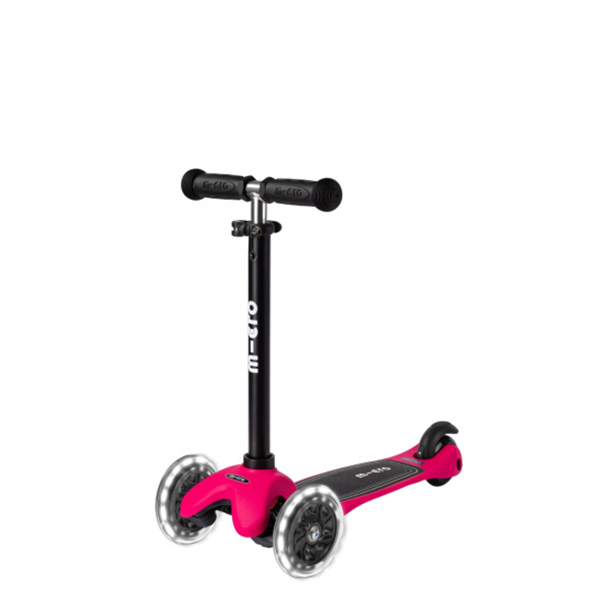 Mini Micro 3en1 Lite LED - rose framboise, MICRO MOBILITY
