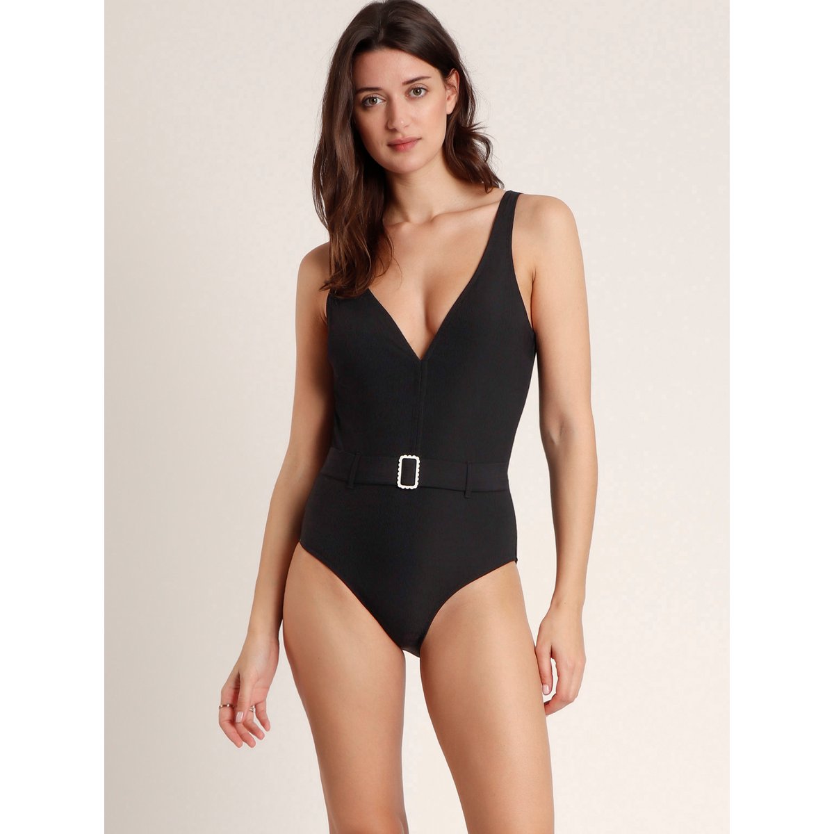 Maillot de bain une pièce préformé Portofino noir, ADMAS