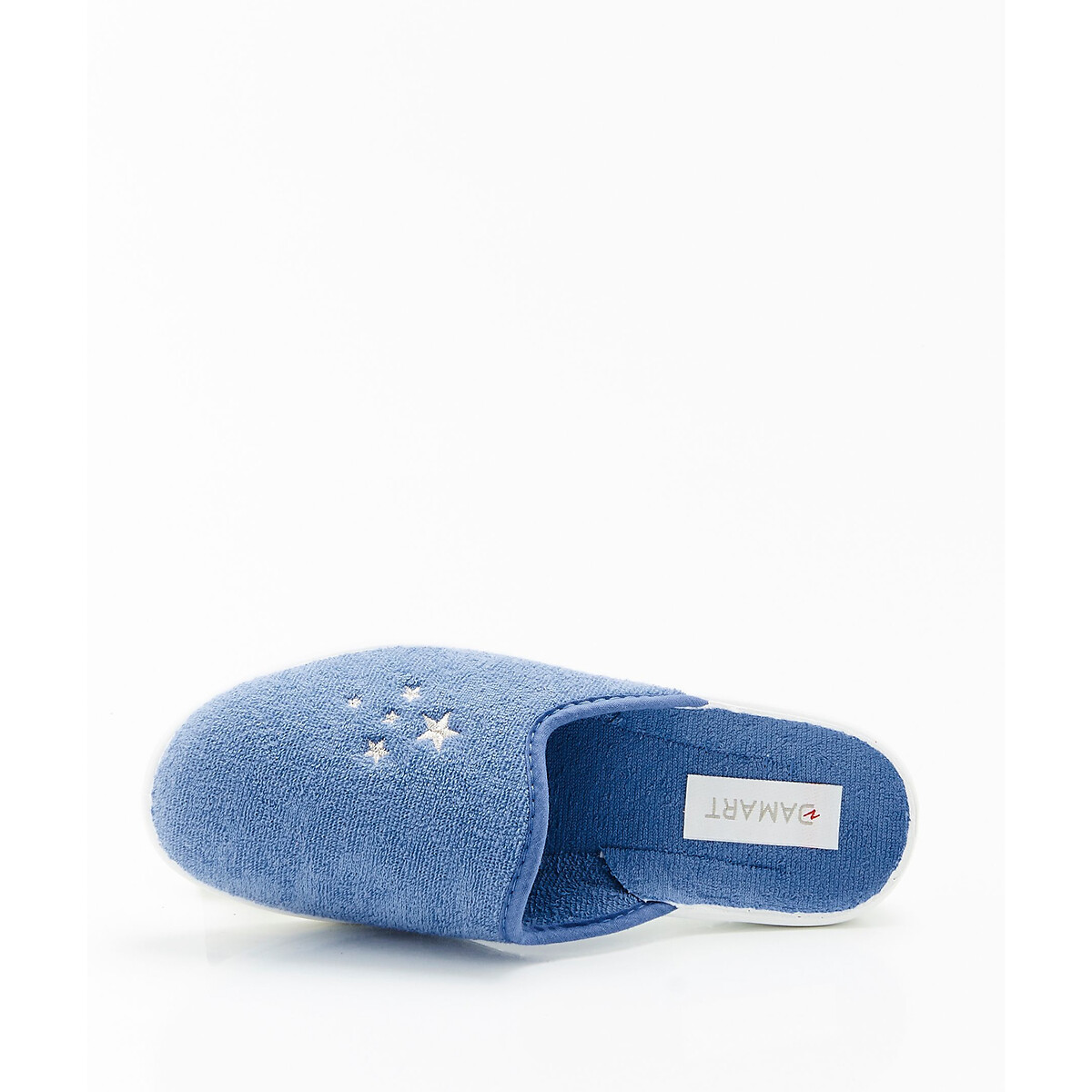 Chaussons mules bleu opaline, DAMART
