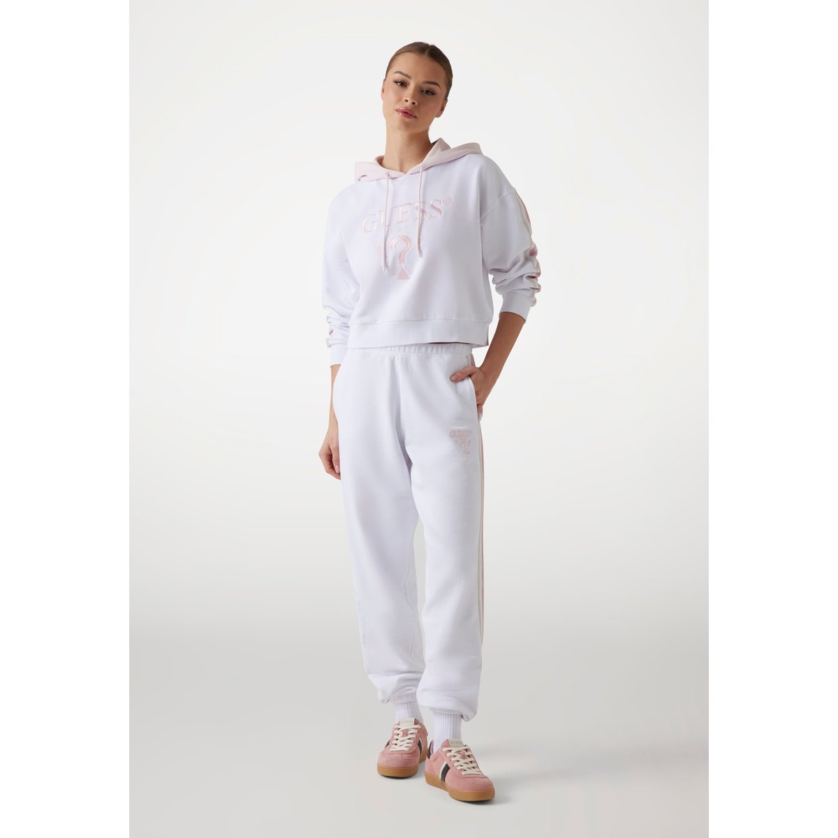 Jogger Coupe Classique blanc, GUESS