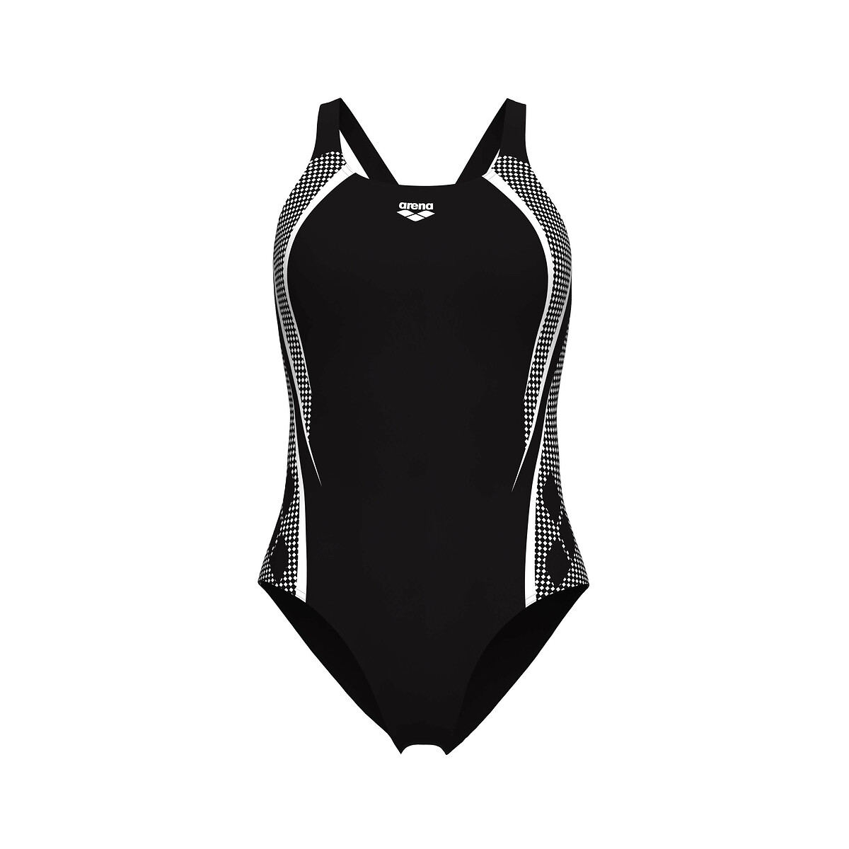 Maxfit Eco Feel Swimsuit black/white, ARENA