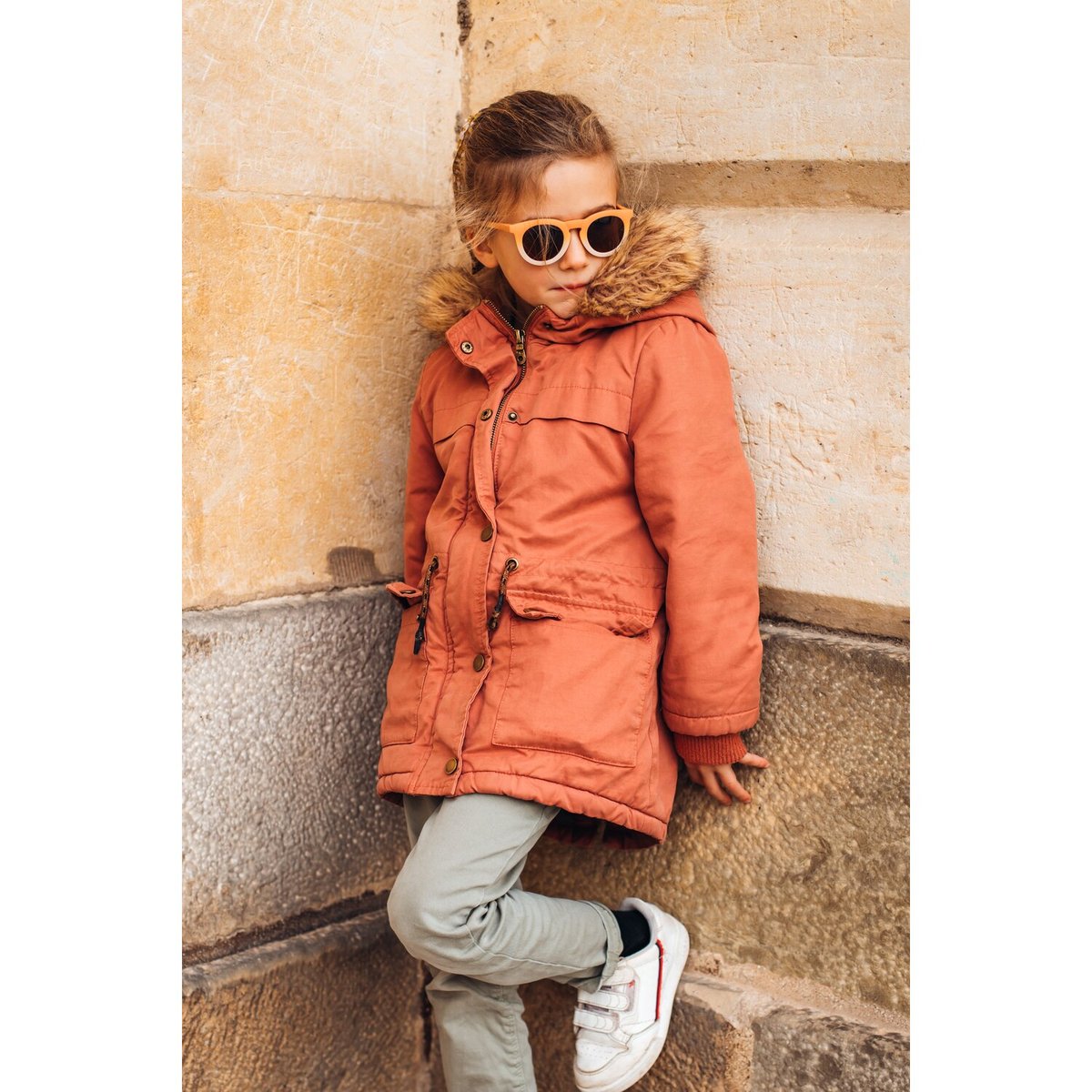 Lunettes de soleil enfant 4-6 ans arc-en-ciel orange, BEABA