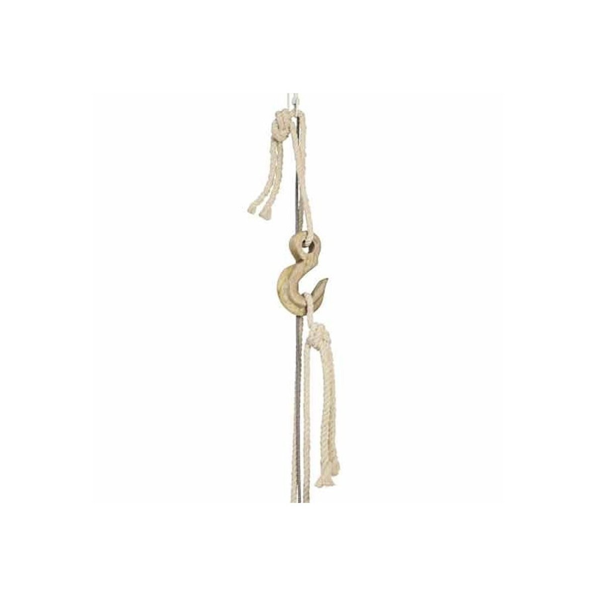 Suspension Navire Blanche Métal Et Bois clair blanc, MILLUMINE
