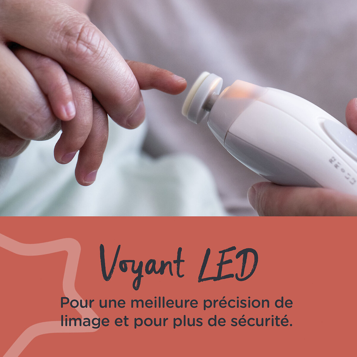 Lime à ongles électrique bébé blanc, TOMMEE TIPPEE