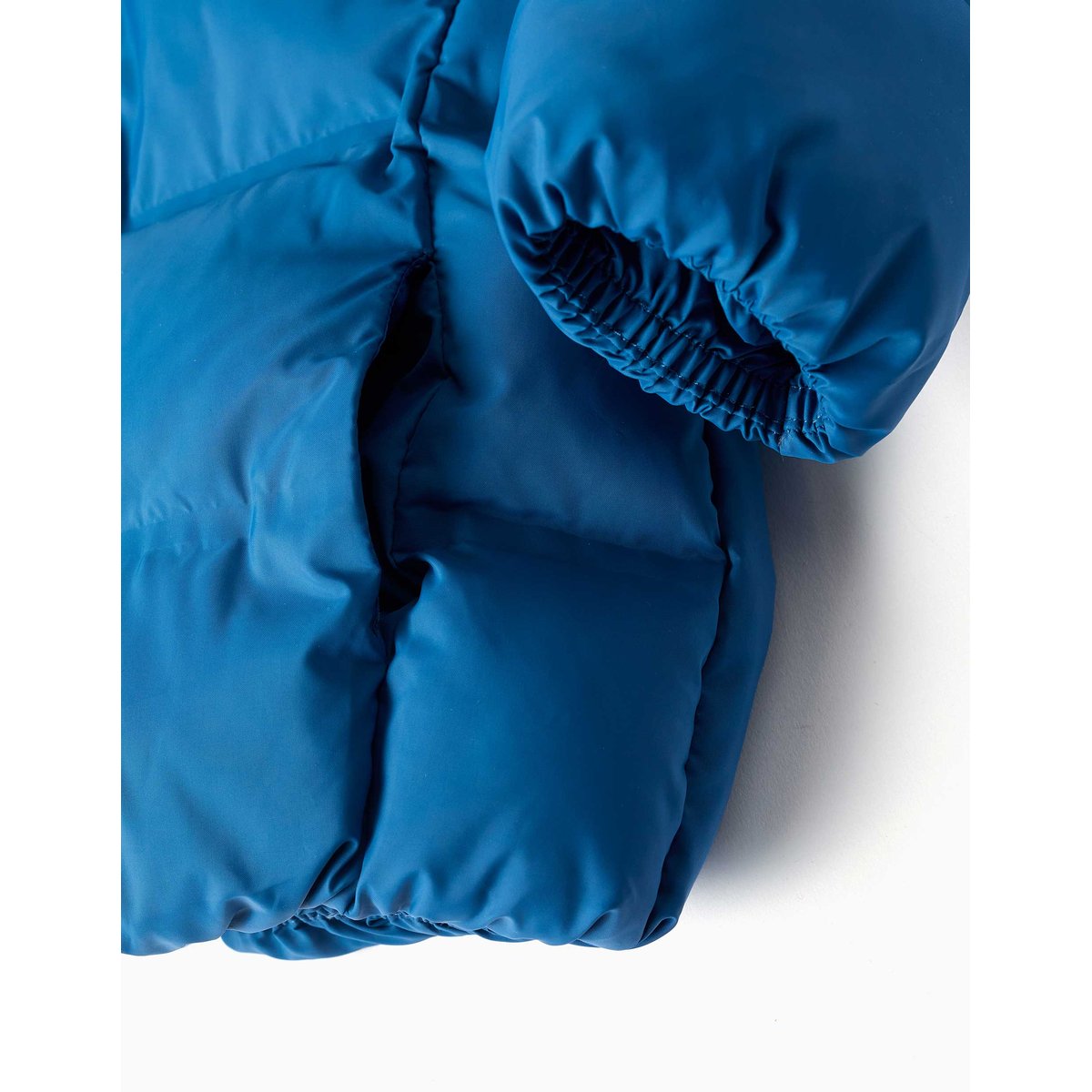 Doudoune thermique avec capuche et poches bleu, ZIPPY