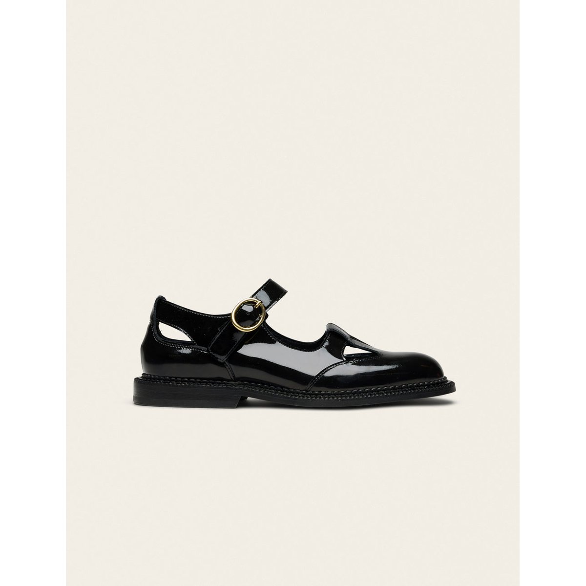 Derbies TALA cuir verni noir, ODAJE
