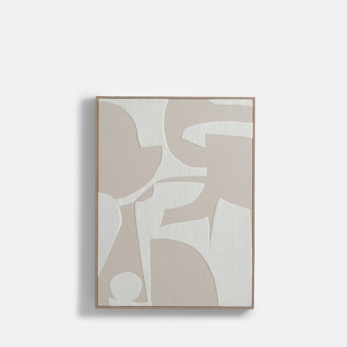 Tableau en lin 60 x 80 cm, Liora beige/blanc, LA REDOUTE INTERIEURS