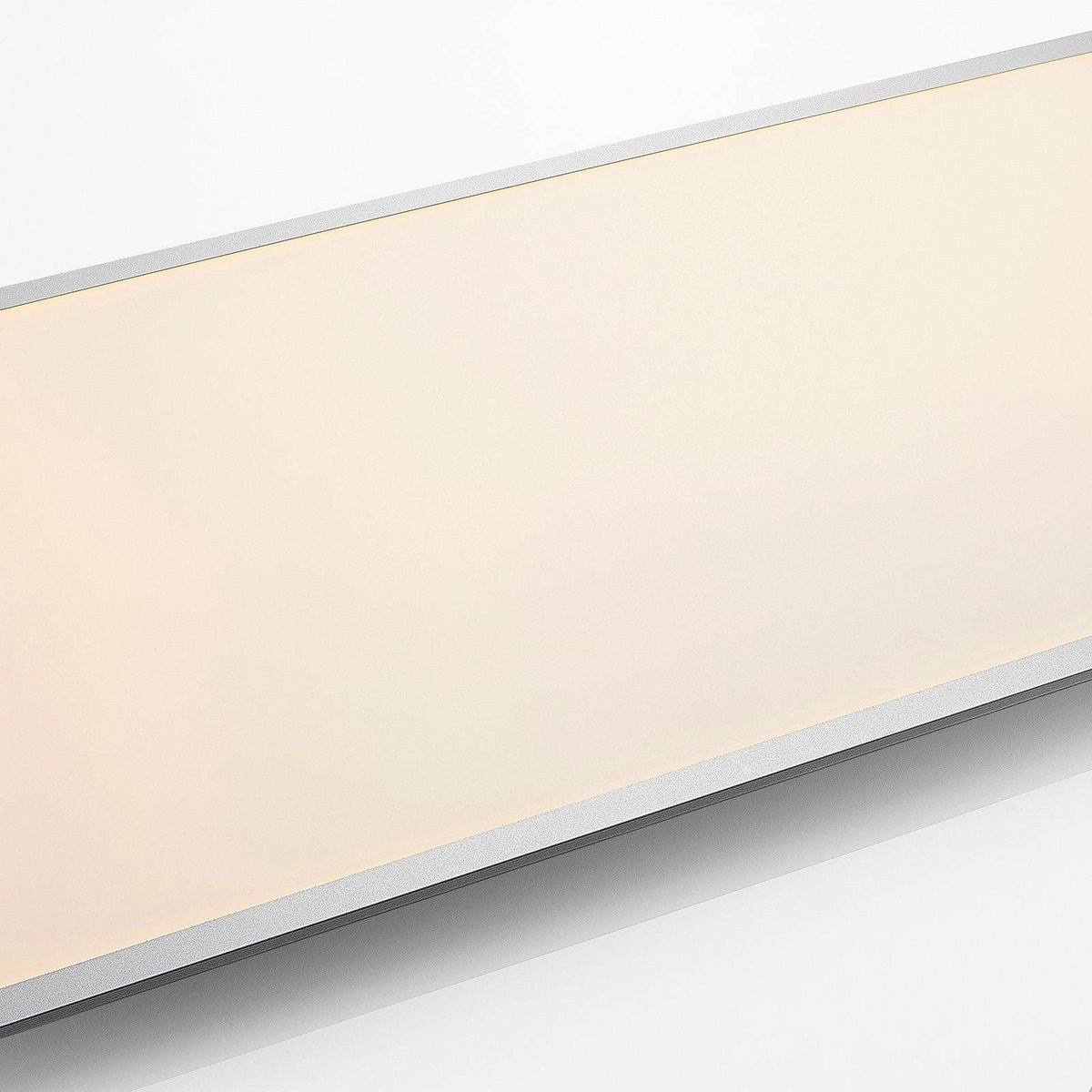 Panneau moderneLED, Zento blanc, argenté, LINDBY
