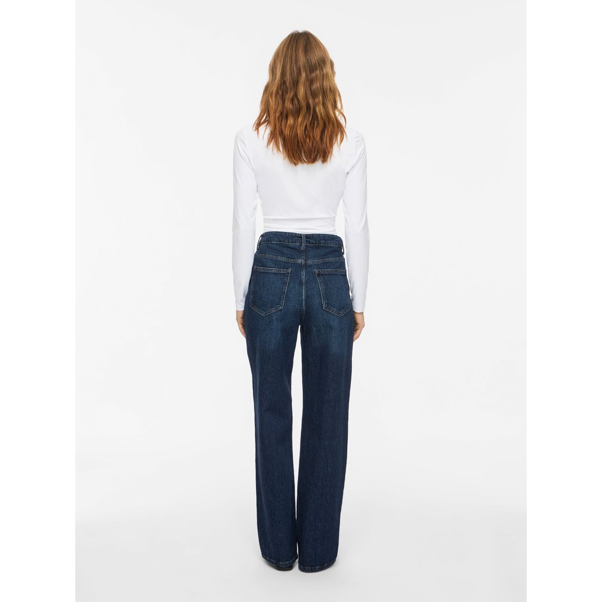 Jean Droit bleu - dark blue denim1, VILA