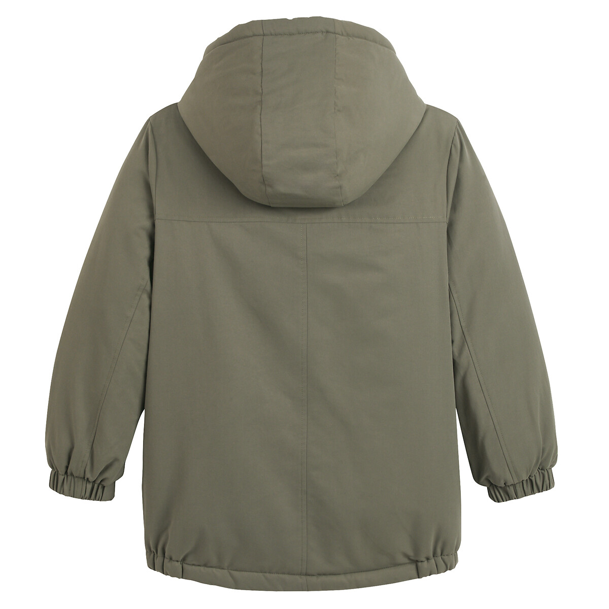 Parka zippée à capuche, doublure duveteuse vert kaki, LA REDOUTE COLLECTIONS