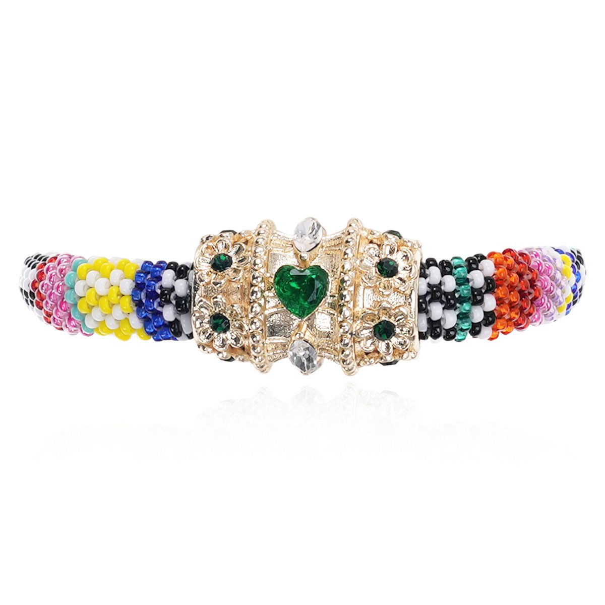 Bracelet perles tissées avec charm FELYNI multicolore, HIPANEMA