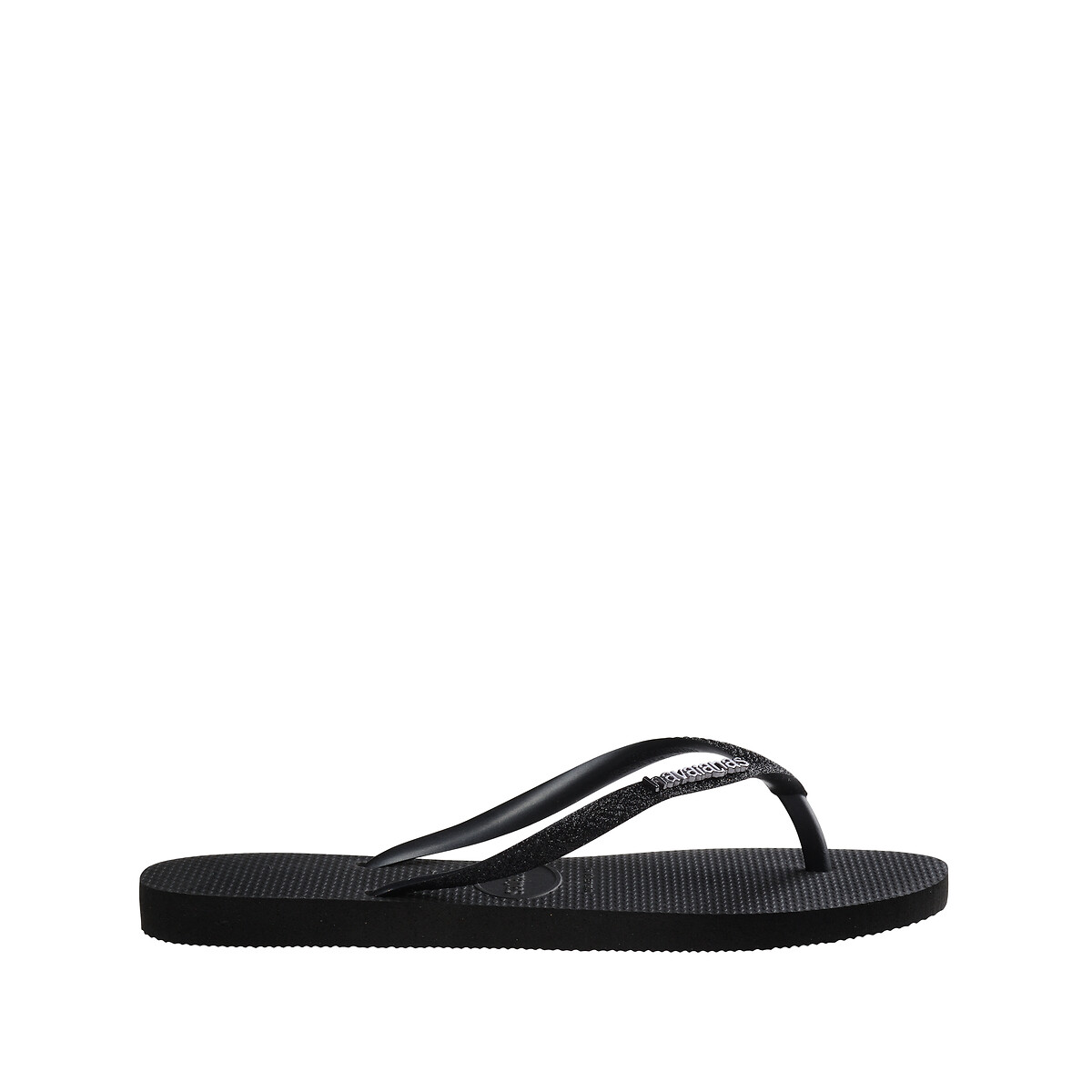 Teenslippers Slim Glitter II zwart, HAVAIANAS