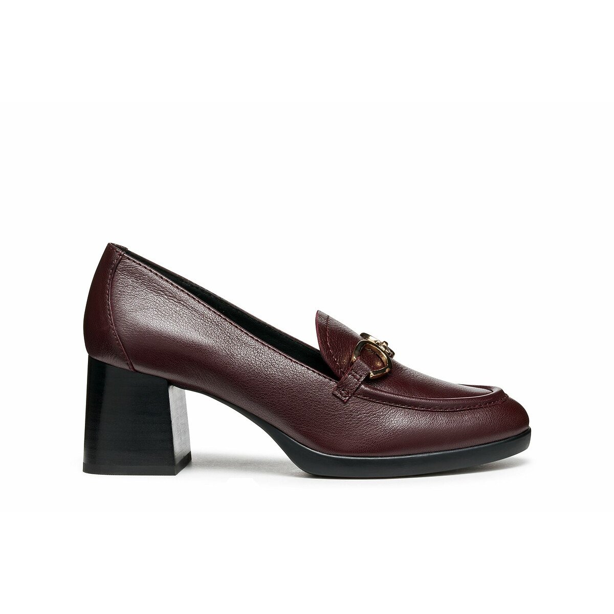 Walk Pleasure 55 Heeled Loafers burgundy, GEOX