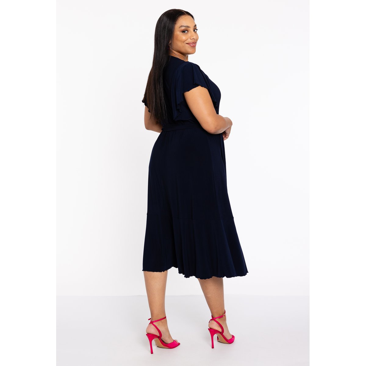 Robe imprimé / imprimée floral bleu, YOEK