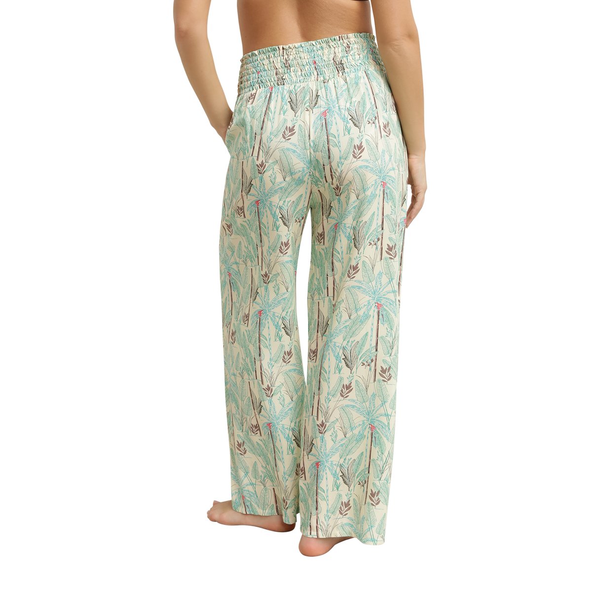 Pantalon de plage Tropical crème, DIM