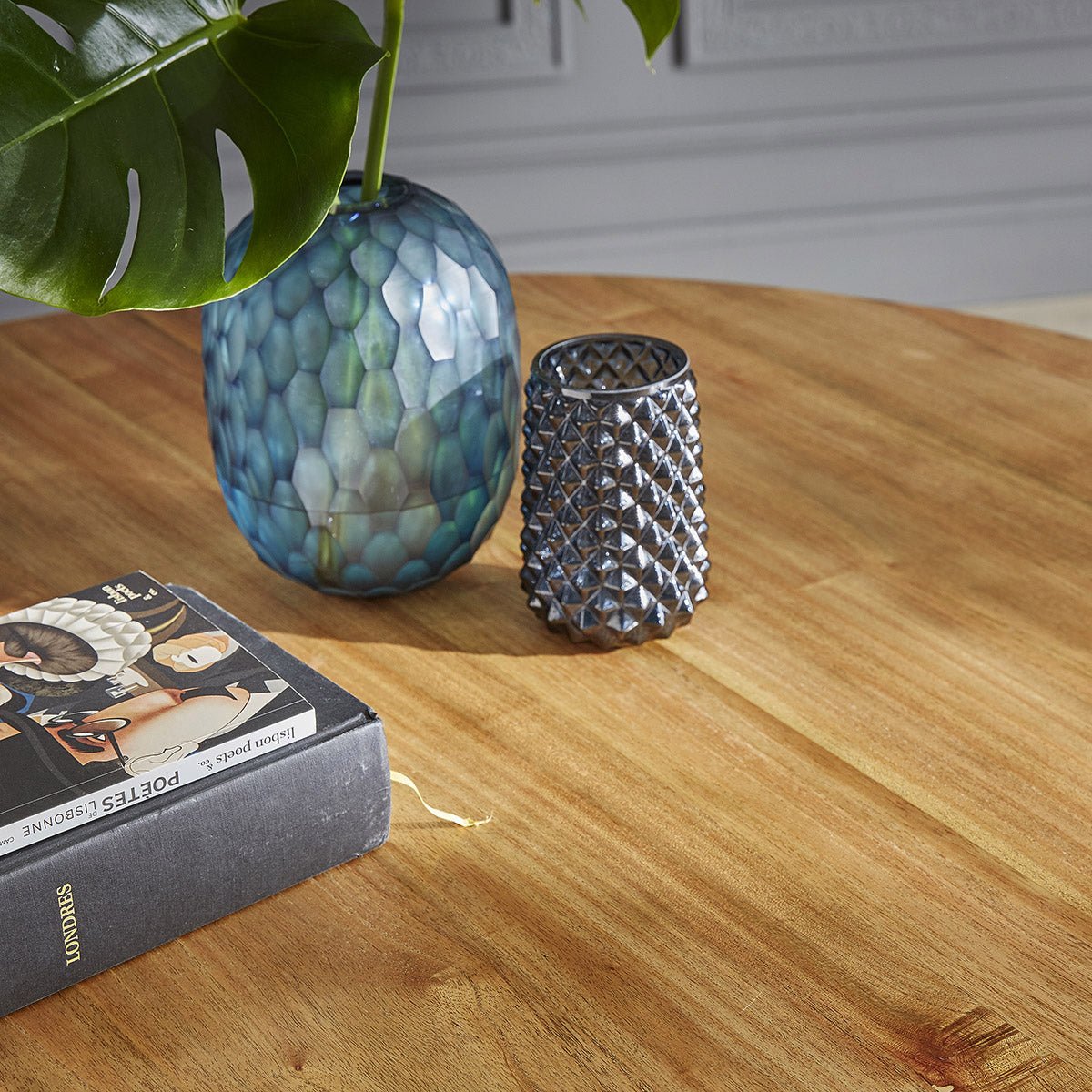 Table en bois massif 4 pers. MILO naturel, BERAH GETAH