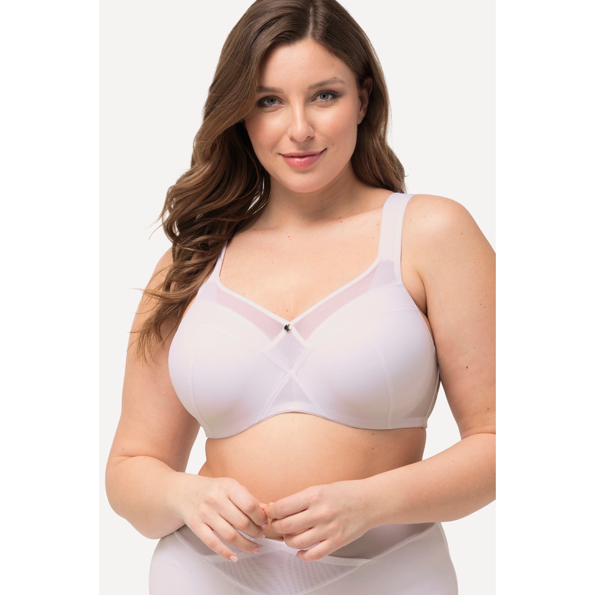 Soutien-gorge à armatures. Coques souples. blanc neige, ULLA POPKEN
