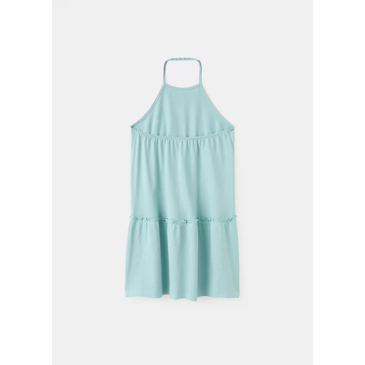 Robe emmanchures américaines empiècements bleu ciel, MANGO KIDS
