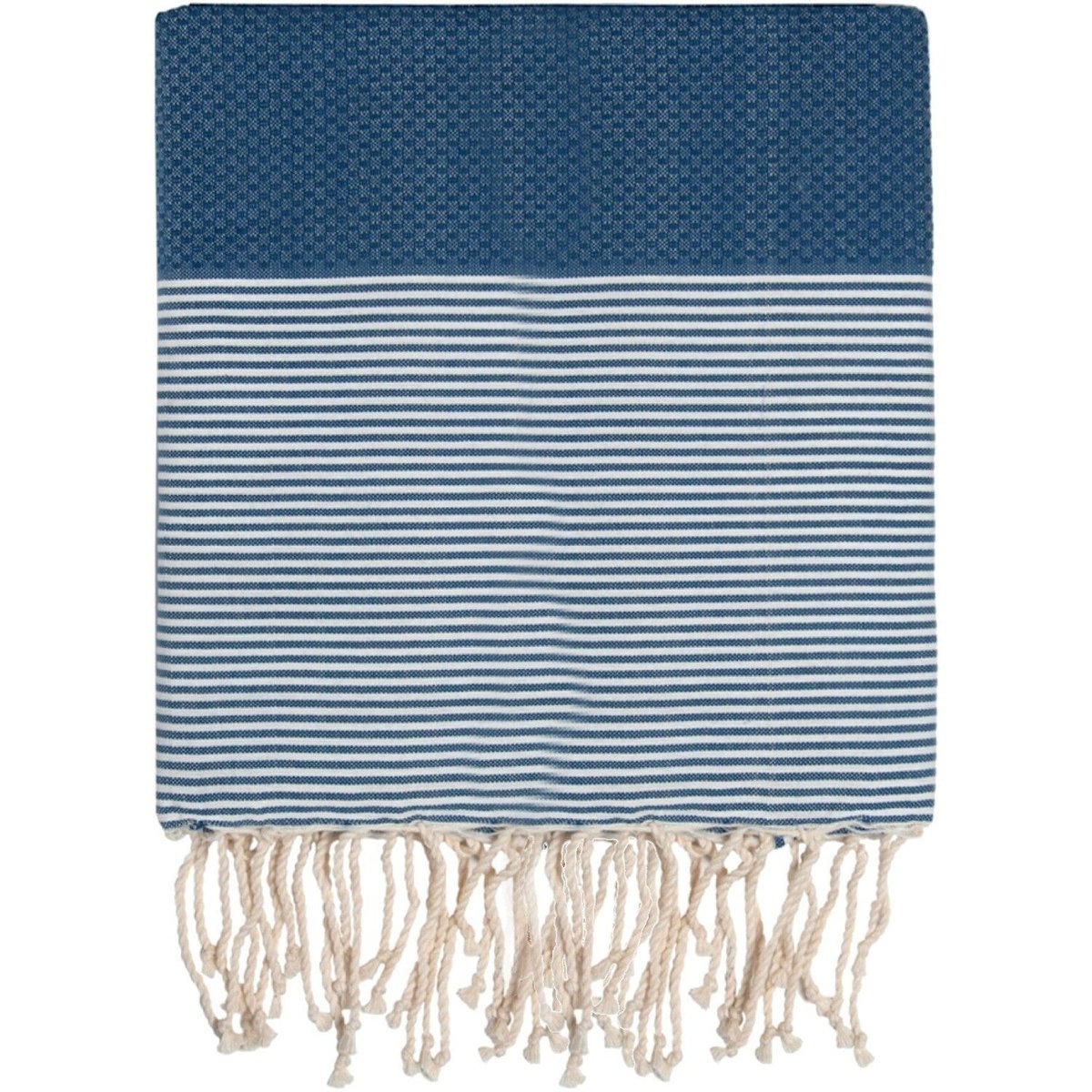 Fouta XXXL coton IBIZA bleu jean, FEBRONIE