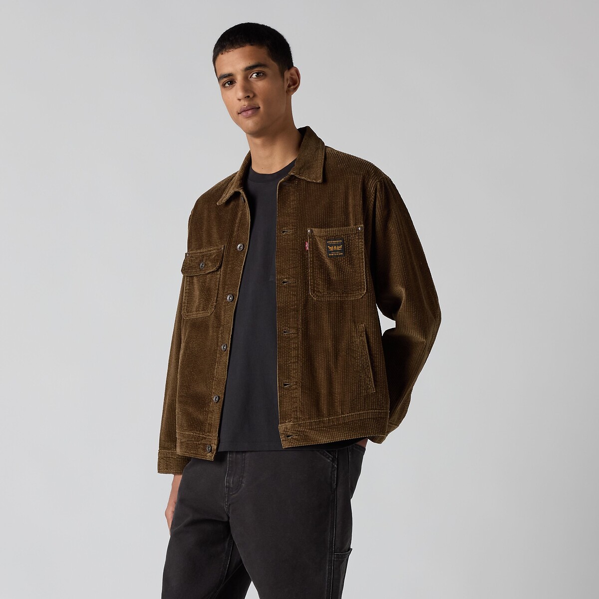 Casaco trucker, em bombazina deserto, LEVI'S