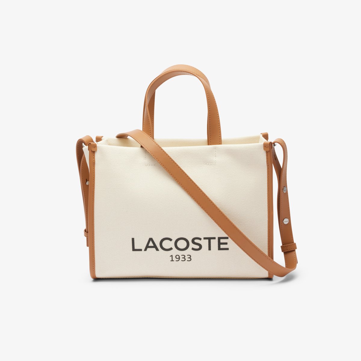 Petit sac cabas Héritage Canvas beige-k02, LACOSTE
