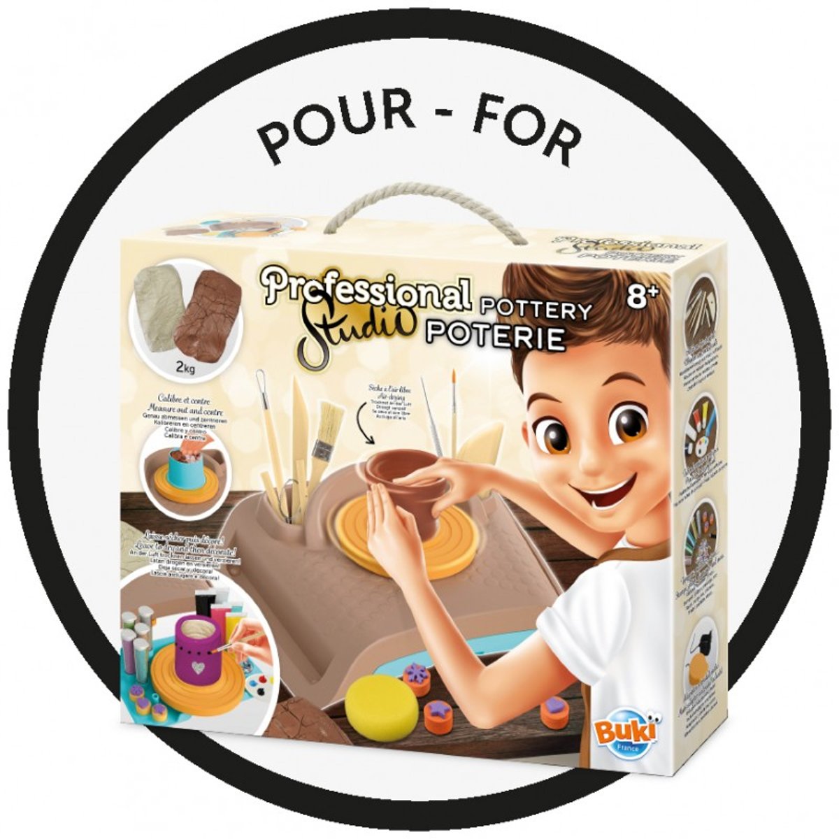 Recharge Poterie marron, BUKI FRANCE