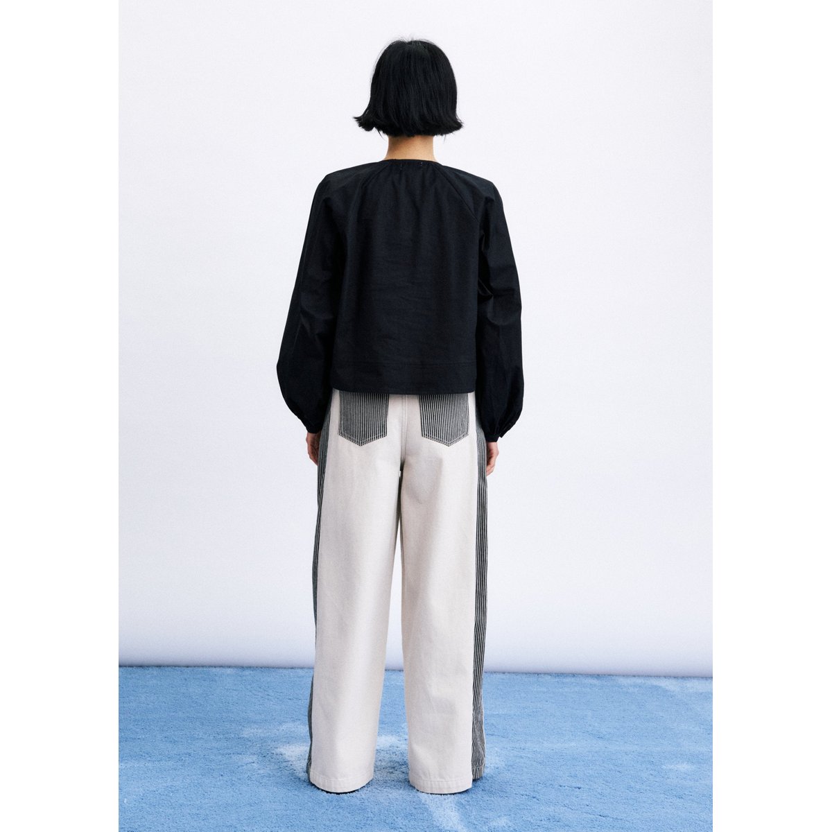 Blouse Andong en coton ANDONG noir, FRNCH